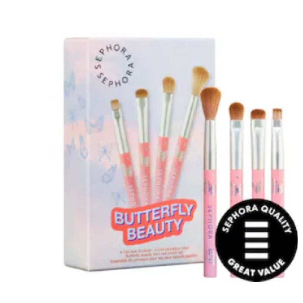 Sephora Mini Butterfly Beauty Eye Brush Set